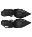 Schwarze Slingback-Pumps „Edda“ von Sergio Levantesi
