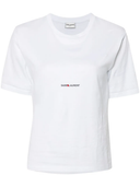 Saint Laurent Logo Print T Shirt