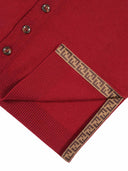 Fendi Jr Cardigan Laine Tricot Logo