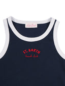 Mc2 Saint Barth Blue Jr Rib Beach Club 6101 Emb