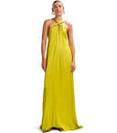 Essentiel Antwerp Jaycee Acid Green Long Dress