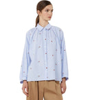 Max Mara Weekend Butterfly Light Blue Shirt
