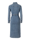 7 For All Mankind Light Blue Luxe Dress Morning Sky