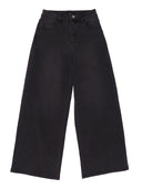 Twin Set Girl Pantalone Ampio In Denim Delavato