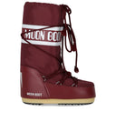 Moon Boot Icon Nylon Burgunder Schneestiefel