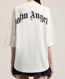 Palm Angels Curved Logo Over Tee