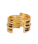 Elisabetta Franchi Manschettenarmband aus Gold