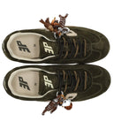 3 P Tor Suede Olive Green Sneaker