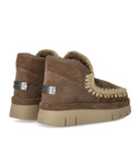 Mou Bounce Welt Wildleder-Sneaker in Elefantengrau