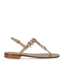 Paolo Ferrara Peach Pink Thong Sandal