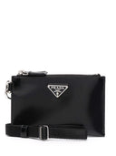 Prada Prada Logo Plaque Zip Up Wallet