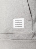 Thom Browne Hoodie Pullover W/ Cb Rwb Stripe In Classic Loopback