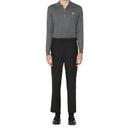 Pantaloni twill boschi di lana di lana Gucci