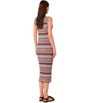 Abito midi multicolore Weekend Snob di Max Mara