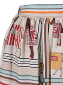 Fendi Jr Gonna Horse Satin Pr