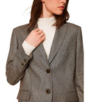 Twinset Beige Single Breasted Blazer