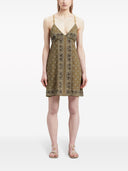 Palm Angels Paisley Print Slip Dress