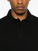 Saint Laurent Cassandre besticktes Piqué-Poloshirt