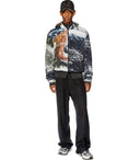 Diesel J Warrett Print Multicolor Hooded Jacket