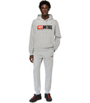 Diesel  Ginn Hood L1 Grey Hoodie
