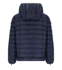 Diesel W Scottys Blue z kapturem wyściełana kurtka