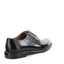 Doucal 's In pelle nera derby pizzo verso l'alto