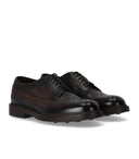 Doucal's Triumph Dark Brown Derby Lace Up Shoe