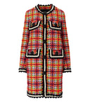Cappotto multicolore dsquared2 acido bouclor