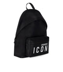 Dsquared2 Be Icon Black Nylon Backpack