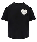 Dsquared2 Boxy Fit Heart Black T Shirt