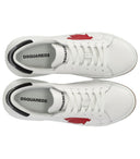 Dsquared2 Stoßfänger Ahornblatt weißer Sneaker