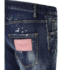 Jeans blu corti da ragazza cool dsquared2