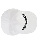 Dsquared2 D2 Logo White Baseball Cap