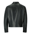 Dsquared2 dan jean grøn læderjakke