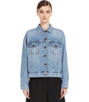 Dsquared2 dan jean grøn læderjakke