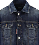 Dsquared2 Dan Jean Medium Blue Denim Jacket