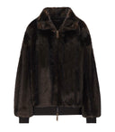 Dsquared2 Kunstfell D2 Brown Bomberjacke