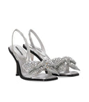Dsquared2 Holiday Party Silver Heeled Sandal