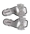 Dsquared2 Holiday Party Silver Heeled Sandal