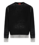 Dsquared2 Hybrid Canadian Jacquard Red Crewneck Jumper