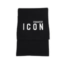 Dsquared2 ícono bufanda blanca negra