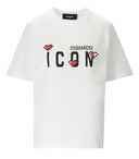 Dsquared2 Icon Game Lover Easy White T Shirt