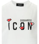 Dsquared2 Icon Game Lover Easy White T Shirt