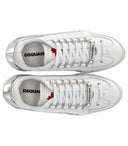 Dsquared2 Legendary White And Silver Sneaker
