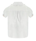 Dsquared2 Little Ruffled White Shirt