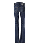 Dsquared2 Medium Waist Flare Blue Jeans