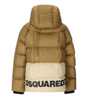 Dsquared2 Puff Beige Hooded Puffer
