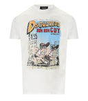 Dsquared2 Run Cool Fit White T Shirt
