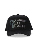 Dsquared2 Tropical Palm Beach Black Baseball Cap