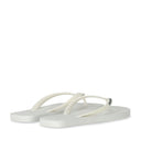 Chanclas blancas dsquared2 con logotipo